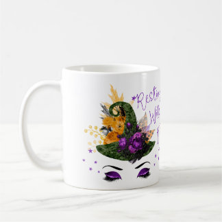 Vila häxaansiktemuggen kaffemugg