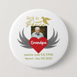 Vila i fred, begravningsbild för anpassningsbar ,k knapp