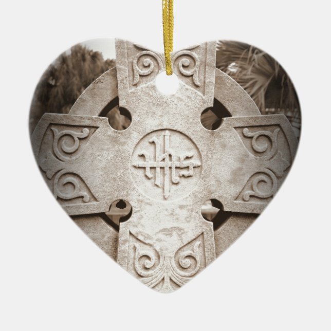 Vila i fred julgransprydnad keramik (Framsidan)