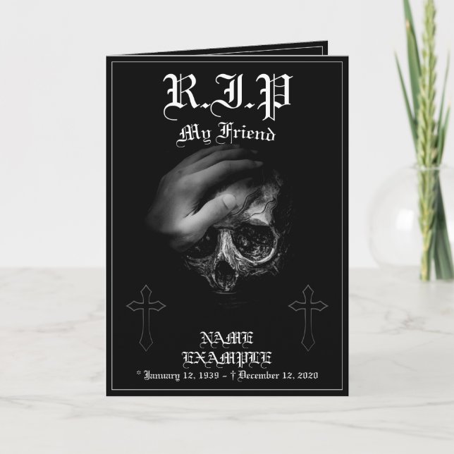 Vila i fred min vän kort (Framsida)