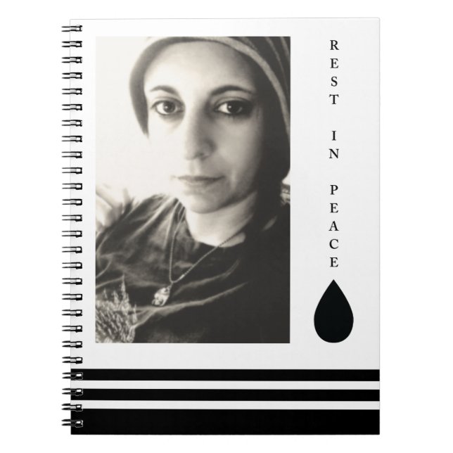 vila i fredsdroppen anteckningsbok med spiral (Framsidan)