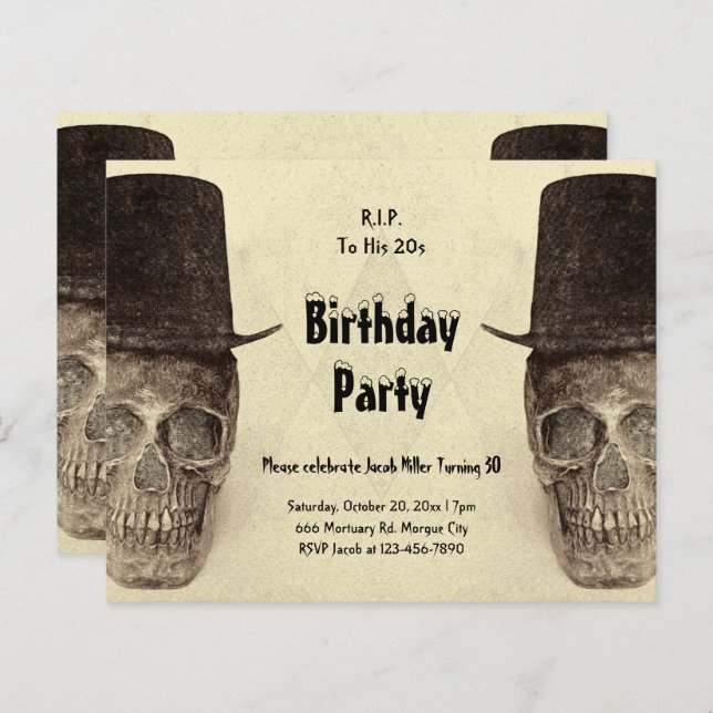 Vila i frid - hans 20-tal Skalle topp hatt Sepia V (Fram/baksida)