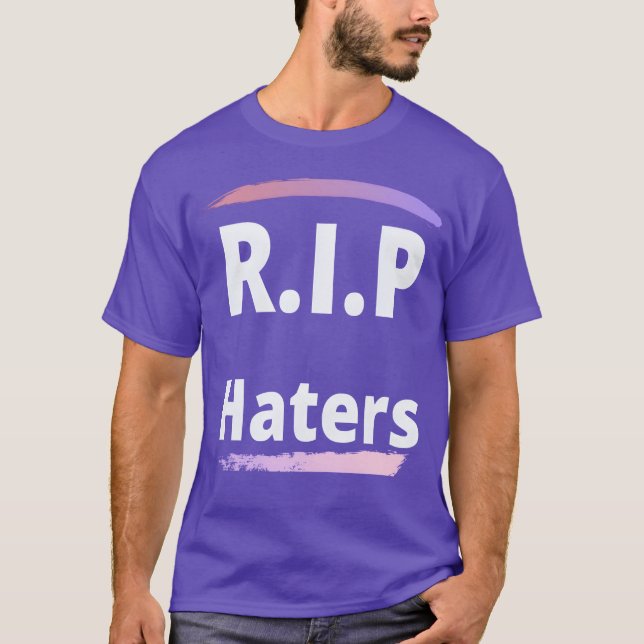 Vila i frid haters tjej t shirt (Framsida)