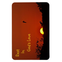 Vila i Guds Kärlek-solnedgång