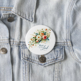 Vila i Herren blommig Knapp