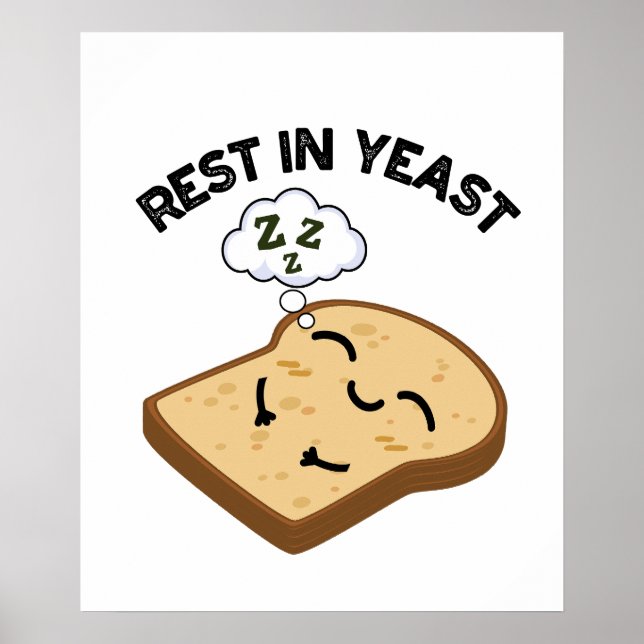 Vila i jäst Roliga bröd-puns  Poster (Framsidan)