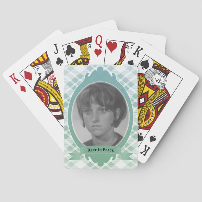 vila i minnesstund för fred casinokort (Baksidan)