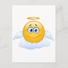 Vila i Peace RIP Heaven Angel Emoji Vykort