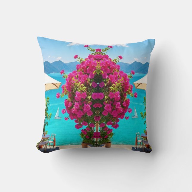 "Vila i Romantik - Café Charm möter Mysigt komfort Kudde (Framsida)