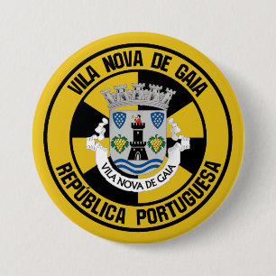 Vila Nova de Gaia Round Emblem Knapp