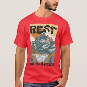 Vila och hitta fred t shirt