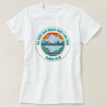 Vila och vet att jag är Gud Bibelvers