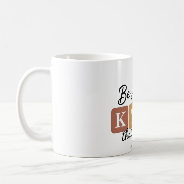 Vila och Vet Mugg | Psalm 46:10 Kristna Kaffe (Vänster)