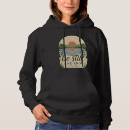 Vila och vet Psaltaren 46:10 Kristna natur Tro T Shirt