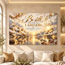 Vila Psalm 46:10 Golden Mountain Wrapped