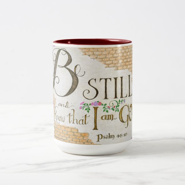 Vila, Psalm 46:10 - Kaffe kopp (Center)