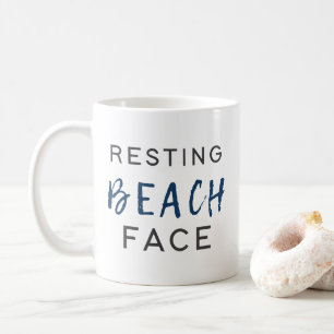 Vila strandansikte kaffemugg