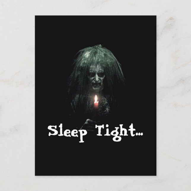 Vila tätt... Scary Old Dam Vykort (Framsida)