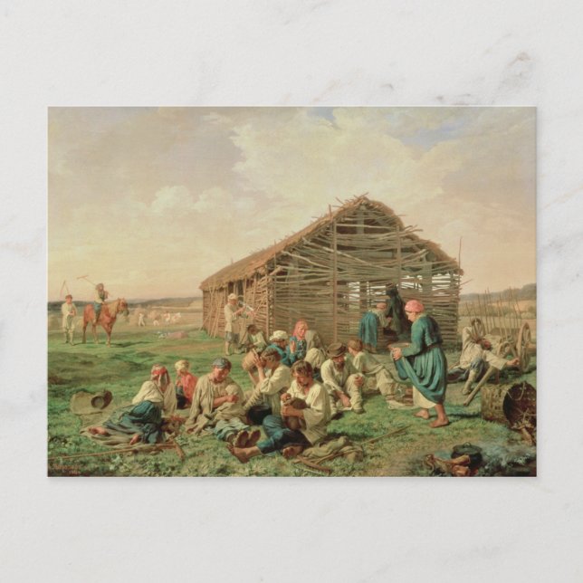 Vila under häckning, 1861 vykort (Framsida)