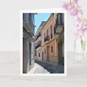 Vilamarxant Street Porträtt, Valencia, Spanska Kort