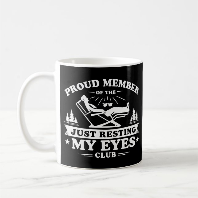 Vilar bara lite, roligt faderpresent kaffemugg (Vänster)