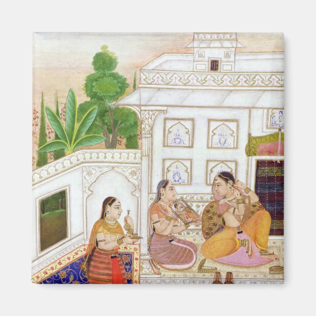 Vilaval Ragini: Kvinna på toaletten Magnet (Framsidan)
