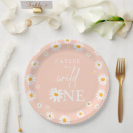 Vild 1: a födelsedag Party Boho Retro Daisy Papper