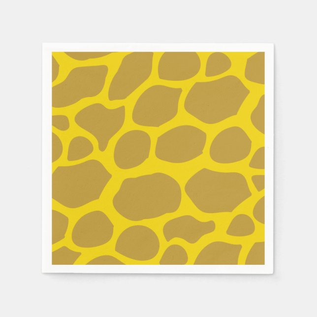 Vild 1:a födelsedag Party Safari Pappersservett (Framsidan)