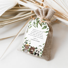 Vild 1:a födelsedag Party Tack Presentetikett