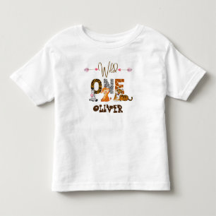 Vild 1:a födelsedagen Jungle Baby T Shirt