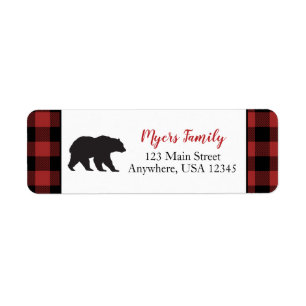 Vild 1 Black Bear Red Buffalo Play Returadress Etikett