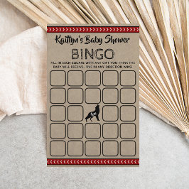 Vild 1 Boys Baby Shower Bingo