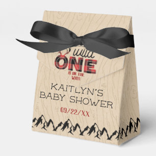 Vild 1 Boys Rustic Play Lumberjack Baby Shower Presentaskar