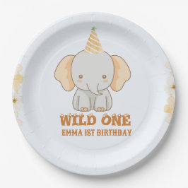 Vild 1 Cute Elephant 1st Birthday