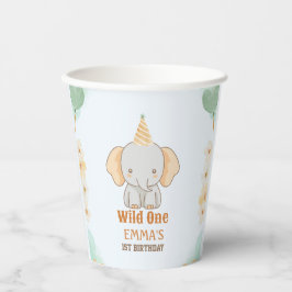 Vild 1 Cute Elephant 1st Birthday