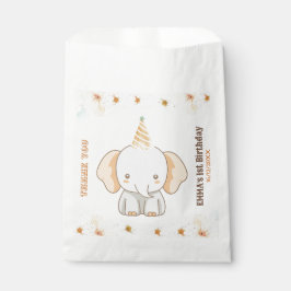 Vild 1 Cute Elephant 1st Birthday