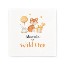 Vild 1 Cute Fox första födelsedag