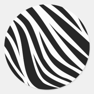 Vild 1 Cute Safari 1:a födelsedag Party tema Runt Klistermärke