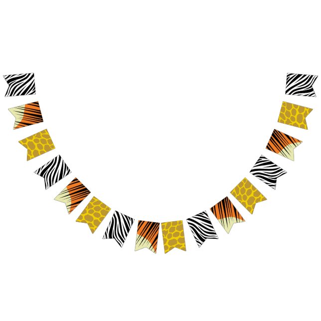 Vild 1 Cute Safari 1:a födelsedag Party tema Vimplar (Alla)