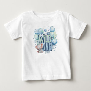 Vild 1: Födelsedag vattenfärg T Shirt