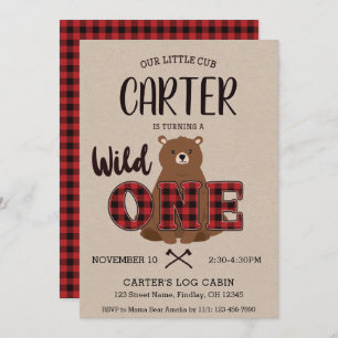 Vild 1-Födelsedagsfesten för kulspetsar Inbjudningar