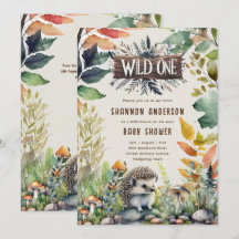 Vild 1 Hedgehog Baby Woodland Animals