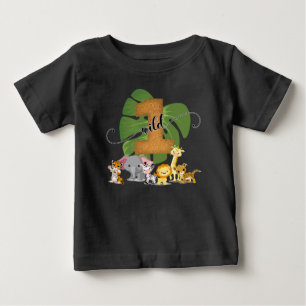 Vild 1 jungel 1:a födelsedagskorgen t shirt