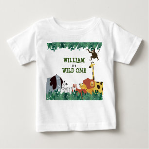 Vild 1 Jungle Safari Personlig T Shirt