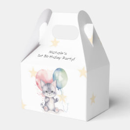 Vild 1 Kattburkar 1:a födelsedag Party Presentaskar