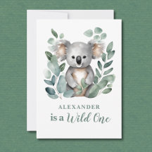 Vild 1 Koala Animal Child's 1a Birthday