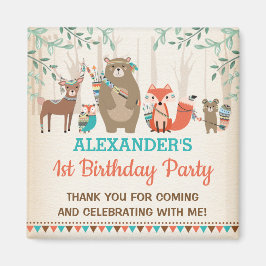 Vild 1 Party favors för kuttrutsdjur Magnet