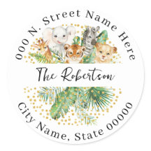 Vild 1 Returadressen Safari Animals