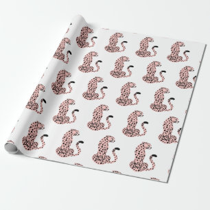 Vild 1 Rosa Leopard Presentpapper