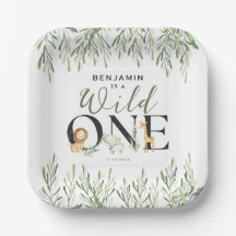 Vild 1 Safari Animals Boy 1 Birthday Party